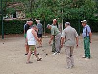 Bild: Boulespieler am Campingplatz Bild: Boulespieler am Campingplatz