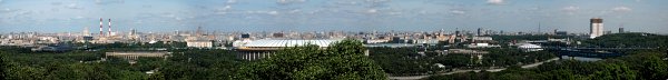Bild: Panorama vom Moskau