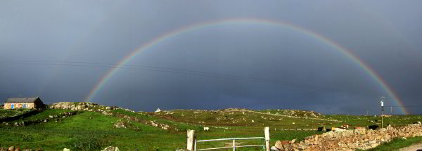 Bild: Regenbogen über Omey-Island Bild: Regenbogen über Omey-Island