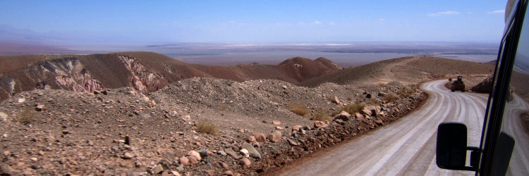 Bild: Blick auf die Salar de Atacama Bild: Blick auf die Salar de Atacama
