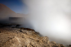 Bild: Graufilterbild - Geysire El Tatio Bild: Graufilterbild - Geysire El Tatio