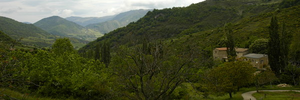 Bild: Unterwegs im Tal von Saou Bild: Unterwegs im Tal von Saou