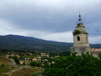 Bild: Kirche von Bedoin und Mt.Ventoux Bild: Kirche von Bedoin und Mt.Ventoux
