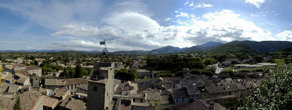 Bild: Panorama von Malaucene Bild: Panorama von Malaucene
