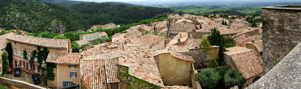 Bild: Panorama vom Schloss von Barroux aus Bild: Panorama vom Schloss von Barroux aus