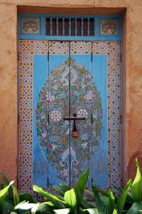 Türbemalung in der Kasbah Türbemalung in der Kasbah