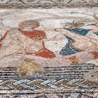 Mosaikboden in Volubilis Mosaikboden in Volubilis