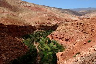 Landschaft im Hohen Atlas Landschaft im Hohen Atlas