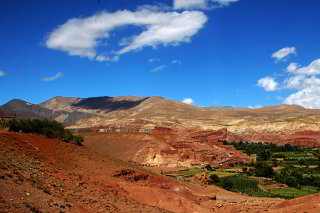 Landschaft im Hohen Atlas Landschaft im Hohen Atlas
