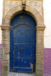 Eingang zu einem Riad Eingang zu einem Riad