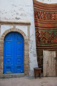Eingang zu einem Riad Eingang zu einem Riad