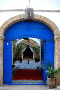 Eingang zu einem Riad Eingang zu einem Riad