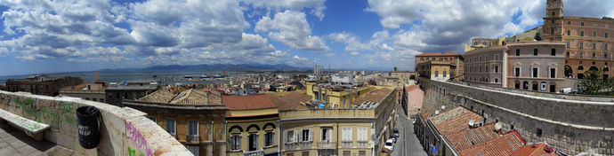 Panorama vom Castello aus Panorama vom Castello aus