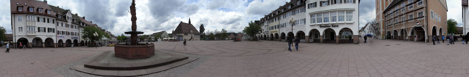 Panorama: 360 Grad - Freudenstadt Marktplatz Panorama: 360 Grad - Freudenstadt Marktplatz