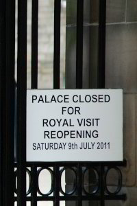 oder halt eine Royal Visit oder halt eine Royal Visit