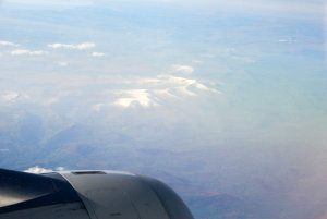 Schnee auf den Wicklow-Mountains