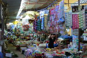 Auf dem Markt von Mai Chau Auf dem Markt von Mai Chau