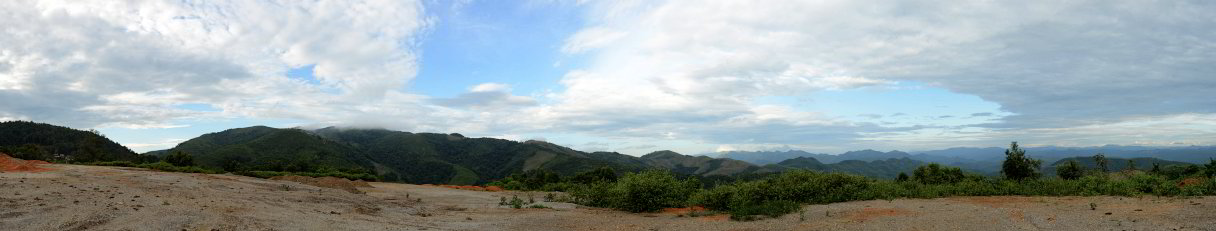 Panorama auf dem Weg zur Grenze nach Laos Panorama auf dem Weg zur Grenze nach Laos