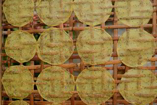 Reiswaffeln zum Trocknen Reiswaffeln zum Trocknen