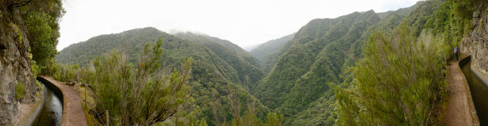 Panoramaausblick an der Levada Panoramaausblick an der Levada