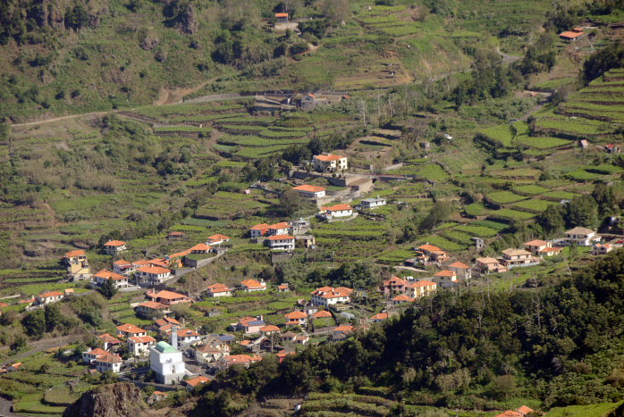 Blick auf das Hotel Solar da Bica in Lameiros Blick auf das Hotel Solar da Bica in Lameiros