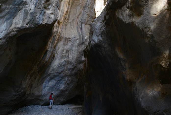Am Eingang der Sarakinas-Schlucht Am Eingang der Sarakinas-Schlucht