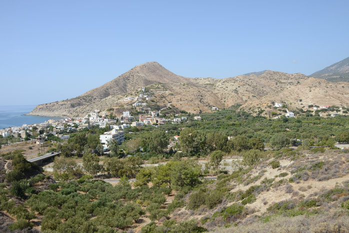 Blick auf Myrthos Blick auf Myrthos