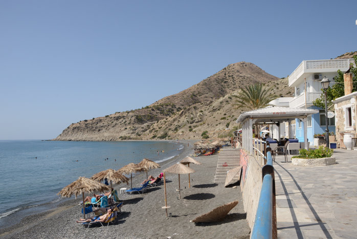 Am Strand von Myrthos Am Strand von Myrthos