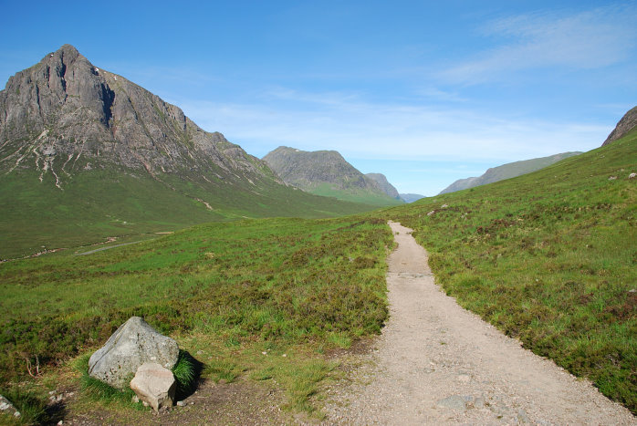 Blick ins Glen Coe Blick ins Glen Coe