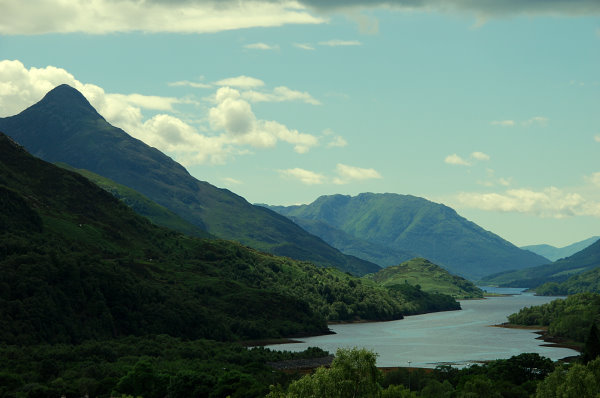 Schöner Blick auf Loch Leven Schöner Blick auf Loch Leven