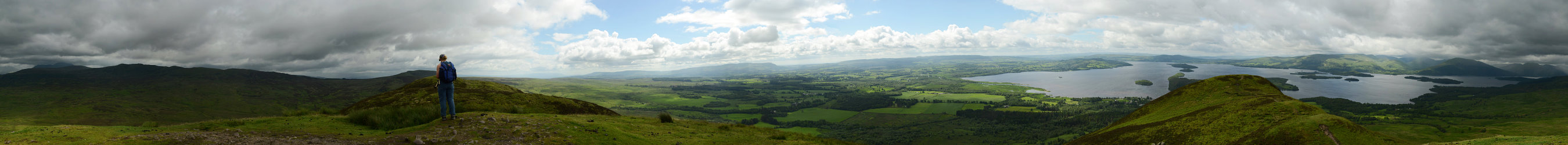 Bild: 360°-Panorama auf dem Conic Hill Bild: 360°-Panorama auf dem Conic Hill