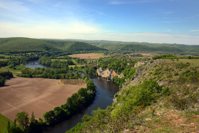 Blick auf die Dordogne Blick auf die Dordogne