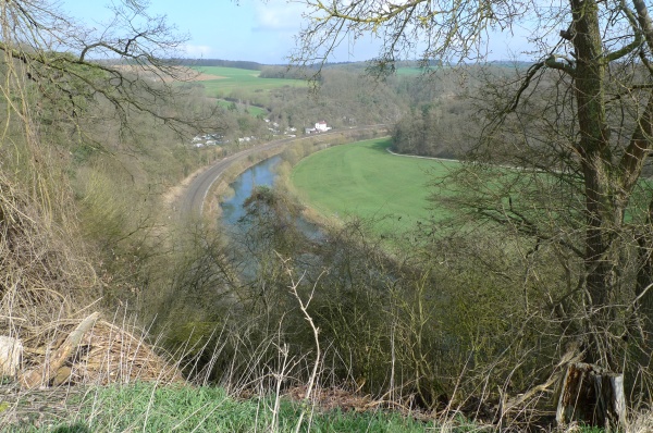 Endlich ein Blick auf die Lahn Endlich ein Blick auf die Lahn