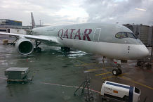 Bild: Unser Qatar-Flieger Airbus A350-900 Bild: Unser Qatar-Flieger Airbus A350-900