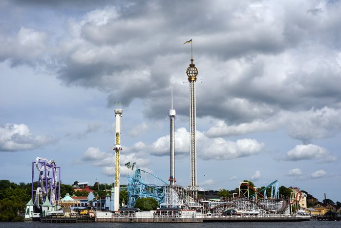 Blick auf Gröna-Lund-Tivoli Blick auf Gröna-Lund-Tivoli