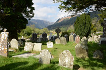 Bild: Die Klosteranlage von Glendalough Bild: Die Klosteranlage von Glendalough