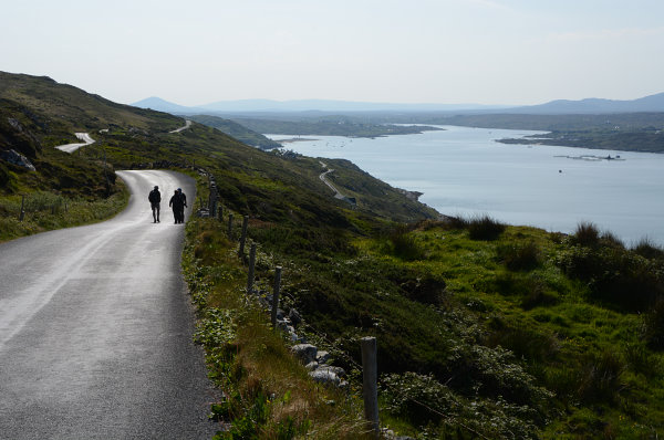 Hier der Blick Richtung Clifden Hier der Blick Richtung Clifden