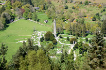 Bild: Blick von oben auf die Klosteranlage Bild: Blick von oben auf die Klosteranlage