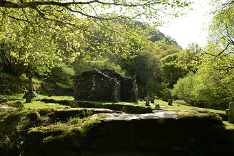 Bild: Ein altes Gebäude in Glendalough Bild: Ein altes Gebäude in Glendalough