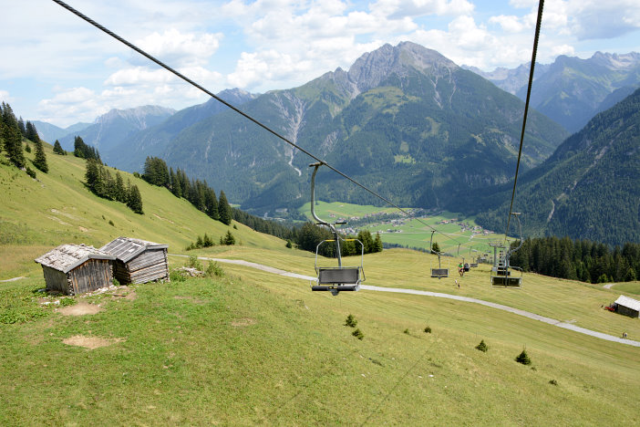 Mit dem Sessellift auf die Jöchelspitze Mit dem Sessellift auf die Jöchelspitze