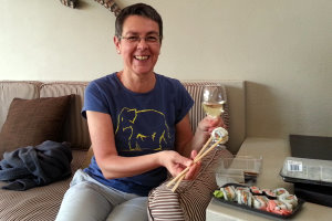 Bild: Sushi und Wein Bild: Sushi und Wein