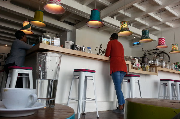 In einem Café In
