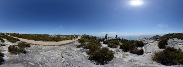 Bild: 360°-Panorama auf dem Tafelberg Bild: 360°-Panorama auf dem Tafelberg