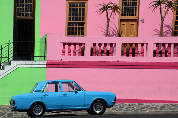 Bunte Häuschen in Bo Kaap Bunte Häuschen in Bo Kaap