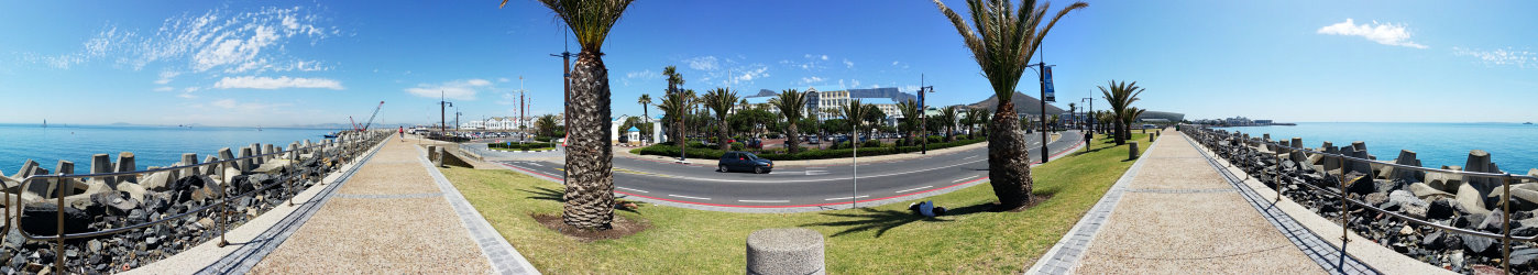 Bild: 360°-Handypanorama am Atlantik nahe Victoria & Alfred Waterfront Bild: 360°-Handypanorama am Atlantik nahe Victoria & Alfred Waterfront