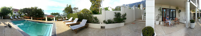 Bild: Die Terrasse des Tafelberg Guesthouse Bild: Die Terrasse des Tafelberg Guesthouse
