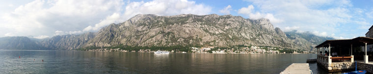Bild: Die Bucht von Kotor Bild: Die Bucht von Kotor