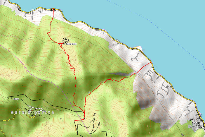 GPX-Daten der Wanderung bei Stoliv GPX-Daten der Wanderung bei Stoliv