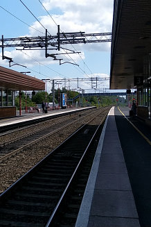 Bild: Mit dem Zug nach Cheltenham Spa