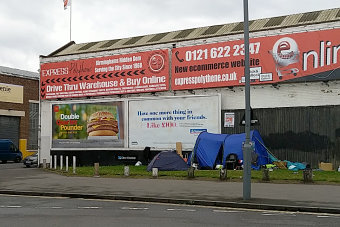 Bild: Auch so kann man wohnen in Birmingham Bild: Auch so kann man wohnen in Birmingham